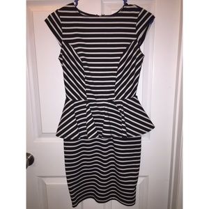Stripe pattern dress